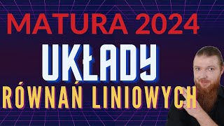 Układy równań liniowych rozwiązywanie i interpretacja geometryczna MATURA PODSTAWOWA PEWNIAK [upl. by Ennairod]