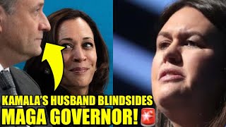 Kamala’s Husband BLASTS Huckabee Sanders With BRUTAL Response [upl. by Sammie]