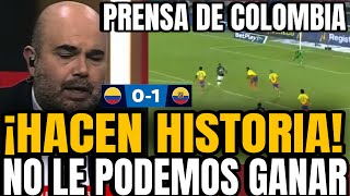 PRENSA DE COLOMBIA REACCIONA A LA HISTÓRICA VICTORIA DE ECUADOR 10 COLOMBIA ¡SE RINDEN ANTE ENER [upl. by Kym]