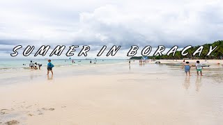 A Quick Boracay Summer Trip  4K Short Vlog [upl. by Nagol678]