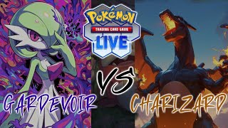 Gardevoir ex vs Charizard ex worlds test pokemon tcg live [upl. by Tristas6]