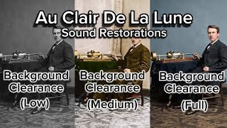 Au Clair De La Lune  3 Types of Restorations [upl. by Bui]