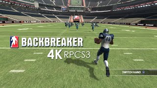 Backbreaker 4K  2160p  RPCS3 Emulator 003216582  Sony PS3 [upl. by Nohsreg977]