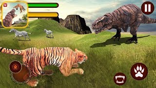 Tiger vs Dinosaur Adventure 3D  Android Gameplay Newbie Gaming [upl. by Marl]