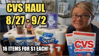 CVS HAUL 827  92  16 ITEMS FOR ONLY 1 EACH [upl. by Aillimat]