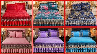 European Style Velvet Lace Bedding Premium Quality Velvet Lace Bed Linen [upl. by Robillard]