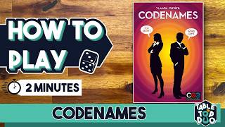 How to Play Codenames Easy tutorial [upl. by Fitalludba381]