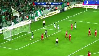 Maccabi Haifa 4  2 Bnei Sakhnin  150914 [upl. by Sremlahc]