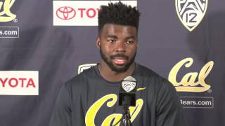 Cal Football Vic Enwere  Post Washington Win [upl. by Allx]