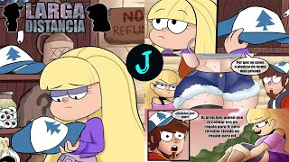 Larga distancia  Dipper x pacífica Comic Fandub español Parte 1 [upl. by Yehudi375]