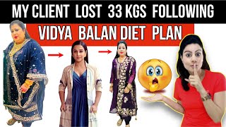 My Client Lost 33 Kgs With Vidya Balans Anti Inflammatory Diet Plan To Lose Weight Fast In Hindi [upl. by Ridglee]