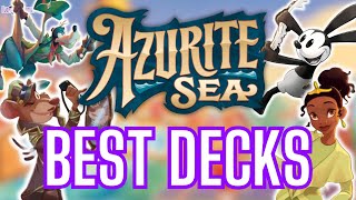 15 Decks To Prepare You For Azurite Sea Format DISNEY LORCANA SET 6 META [upl. by Einaej]