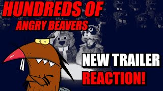 HUNDREDS OF BEAVERS TRAILER REACTION  REMEMBER ANGRY BEAVERS [upl. by Yecnahc]