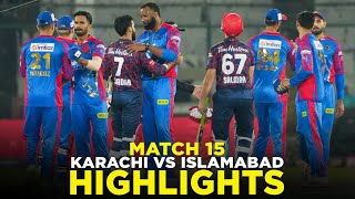 Full Highlights  Karachi Kings vs Islamabad United  Match 15  HBL PSL 9  M2A1A [upl. by Alberta]