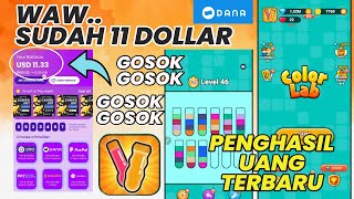 GAK TERASA SUDAH 11 DOLLAR  GAME COLOR LAB PENGHASIL UANG 2024 [upl. by Neirad944]