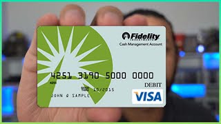 Fidelity Cash Management Debit Card UNBOXING [upl. by Anitnelav]