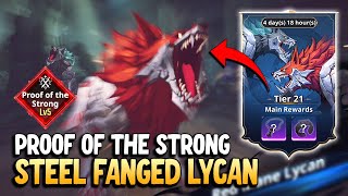 Steelfanged Lycan Instance Dungeon Tier 21 「Proof of the Strong Lv 5」 Solo Leveling ARISE [upl. by Yevad]