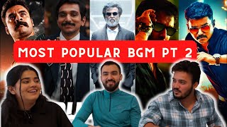 TOP 10 MOST POPULAR BGM  REACTION PT 2  Scam 1992  Kaththi KGF  Foreigners React [upl. by Feeney]