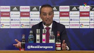 Rueda de prensa de José Luis Oltra tras el Real Zaragoza vs Granada CF 11 [upl. by Iroak]