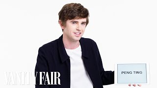 Freddie Highmore Teaches You British Slang  Vanity Fair [upl. by Ledoux24]