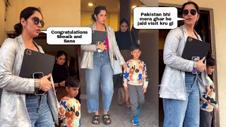 Sania Mirzas 1st Public Appearance After Divorce and Shoaib Sanas Wedding [upl. by Eltsyrc]