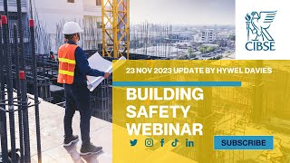 CIBSE Building Safety Update [upl. by Luella]