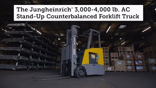 StandUp Counterbalanced Forklift amp Lift Truck  Jungheinrich ETG 214318 [upl. by Fred]