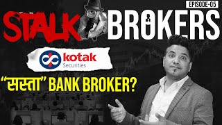 Kotak Securities Review Demat Neo App Demo Brokerage Plans  Stalkbroker EP05 [upl. by Artemahs]