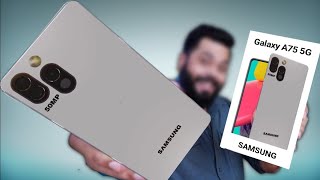 Samsung Galaxy A75 5G Unboxing  Samsung galaxy a75 review and hand on [upl. by Sesylu]