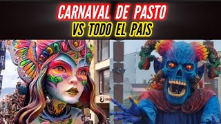 CARNAVAL DE PASTO NARIÑO 🇨🇴 VS Carnaval de Barranquilla un Borracho con una Mascara [upl. by Forkey308]