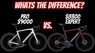 2022 SPECIALIZED TARMAC SL7 EXPERT vs PRO WHAT IS THE 700 DOLLAR DIFFERENCE [upl. by Ahsini]