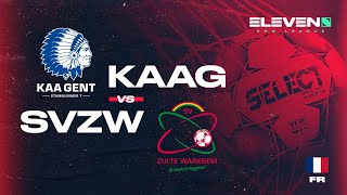 KAA Gent – SV Zulte Waregem moments forts [upl. by Shiff10]