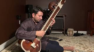 Sajan Bin  Sitar Cover  Bandish Bandits [upl. by Adiaj]