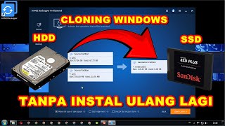 HANYA 5 MENIT Cara Clone HDD Ke SSD Windows 7 Tanpa Instal Ulang [upl. by Cerracchio]