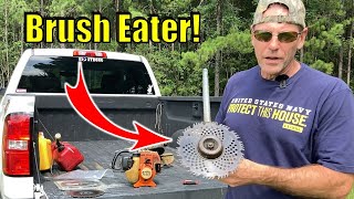 BEST Brush Cutter blade for your string trimmer  How to install brush cutter blade on weed eater [upl. by Caravette]