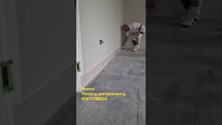 How to Caulk on new skirting board diy decoration home painting home construction painte [upl. by Cathe]