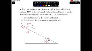 Dynamics with Friction amp Inclined Plane 1 [upl. by Neb]