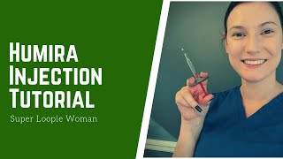 Humira Biologic Tutorial  Self Injection Education Guide  How To Instructions [upl. by Carree]