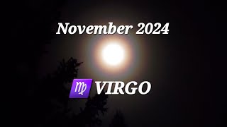 ♍️ VIRGO A choice may be presentedNovember 2024 tarot reading [upl. by Tlaw]