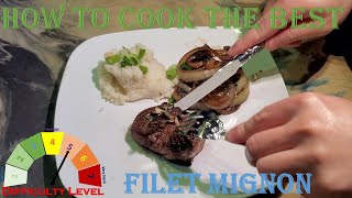 Perfect Filet Mignon Fine Dinning Steak Recipes [upl. by Abdel]