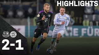 Second round setback  1 FC Saarbrücken vs FC Bayern 21  DFB Pokal Highlights [upl. by Eitsim]