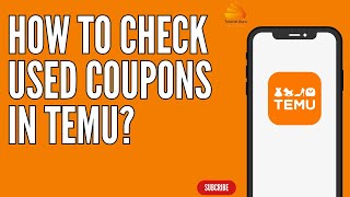 How to Check Used Coupons in Temu [upl. by Riggall]