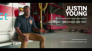 Greenfield Fire Fighter Justin [upl. by Annayram]