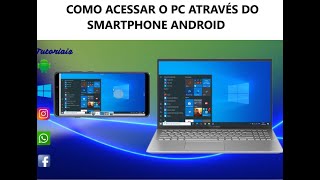 COMO ACESSAR O PC A PARTIR DE SMARTPHONE ANDROID [upl. by Australia]