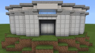 Minecraft Bedrock Compact 3x4 piston door [upl. by Peonir]