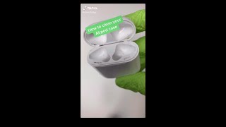 HOW TO CLEAN AIRPODS CASE [upl. by Htelimay]