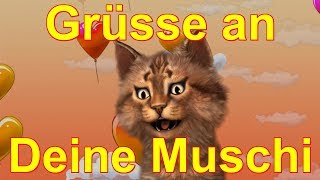 😂 😂 😂 Grüße an Deine Muschi 😂 Katze 😂 Talking sprechende Katze von FaceRig german [upl. by Audley]