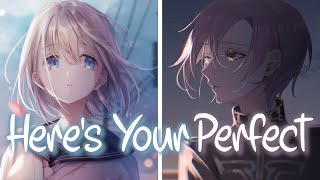 「Nightcore」 Heres Your Perfect Switching Vocals  Jamie Miller ft salem ilese ♡ Lyrics [upl. by Adai]