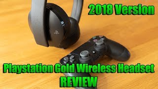 NEW 2018 PS4 Gold Wireless Headset Review Playstation Gold Headset [upl. by Onitsoga]