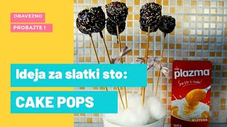 CAKE POPS  slatke dekorativne kuglice na štapićima [upl. by Aynna886]